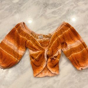 Urban outfitters cropped ribbed sweater size XS